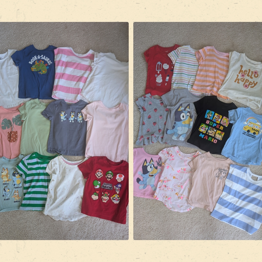 24 Assorted 3T Shirt Set